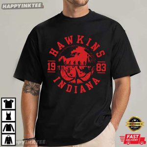 Hawkins Indiana 1983 Upside Down Stranger Things Movie Lover T-Shirt
