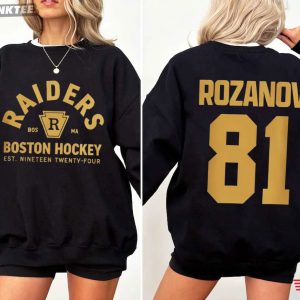 Ilya Rozanov 81 Raiders Boston Hockey Heated Rivalry T Shirt (1)