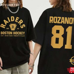 Ilya Rozanov 81 Raiders Boston Hockey Heated Rivalry T Shirt (3)