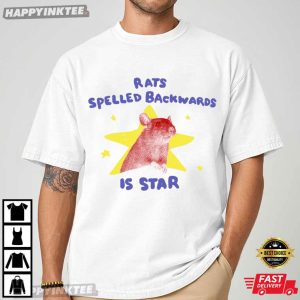 Rats Spelled Backwards Is Star Funny Animal T Shirt (1)