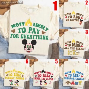 Most Likely To Disney Trip Mickey and Friends Custom Design T Shirt (4)