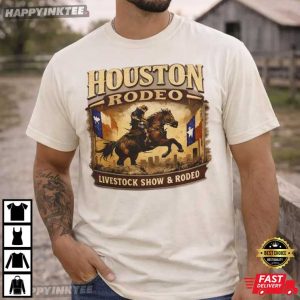 Houston Rodeo Livestock Show Rodeo Texas Western Cowboy T Shirt (4)
