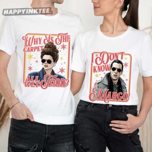 I Don't Know Margo And Why Is the Carpet All Wet Todd Christmas Couples Shirts (2)