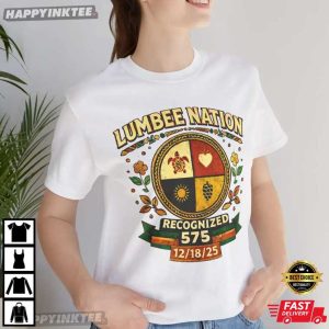 Lumbee Nation Tribe Federal Recognition Commemorative T Shirt (1)