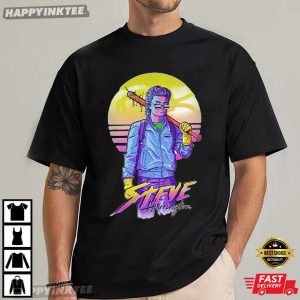 Steve Harrington Stranger Things TV Show Nerdy Geeky T Shirt (1)