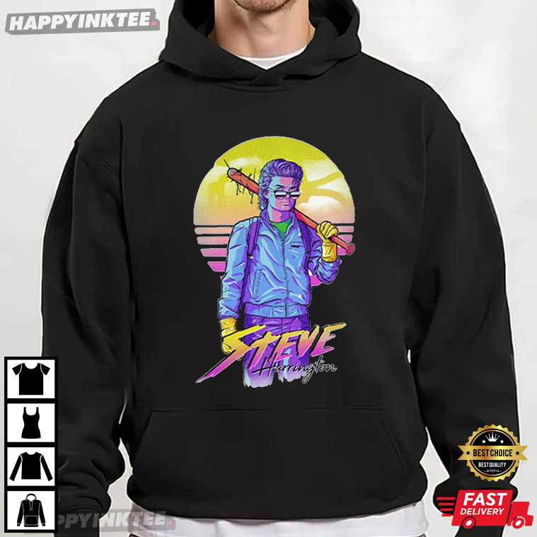 Steve Harrington Stranger Things TV Show Nerdy Geeky T-Shirt Steve Harrington Stranger Things TV Show Nerdy Geeky T-Shirt