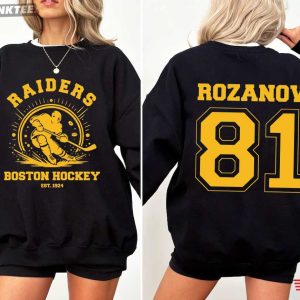 Ilya Rozanov 81 Raiders Boston Hockey Fan Heated Rivalry T Shirt (4)