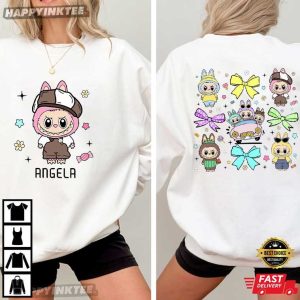 Labubu Cute Monster Bunny Doll Custom Character T Shirt (1)