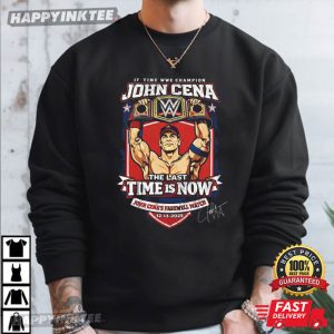 John Cena Farewell Match The Last Time Is Now Championship Wrestling T Shirt (3)