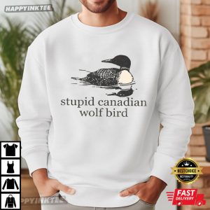 Stupid Canadian Wolf Bird Heated Rivalry LGBTQ+ Movie T Shirt (4)