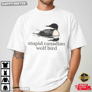Stupid Canadian Wolf Bird Heated Rivalry LGBTQ+ Movie T Shirt (1)