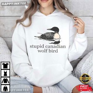 Stupid Canadian Wolf Bird Heated Rivalry LGBTQ+ Movie T Shirt (3)