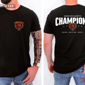 NFC North Champions Chicago Bears Football T Shirt (3)