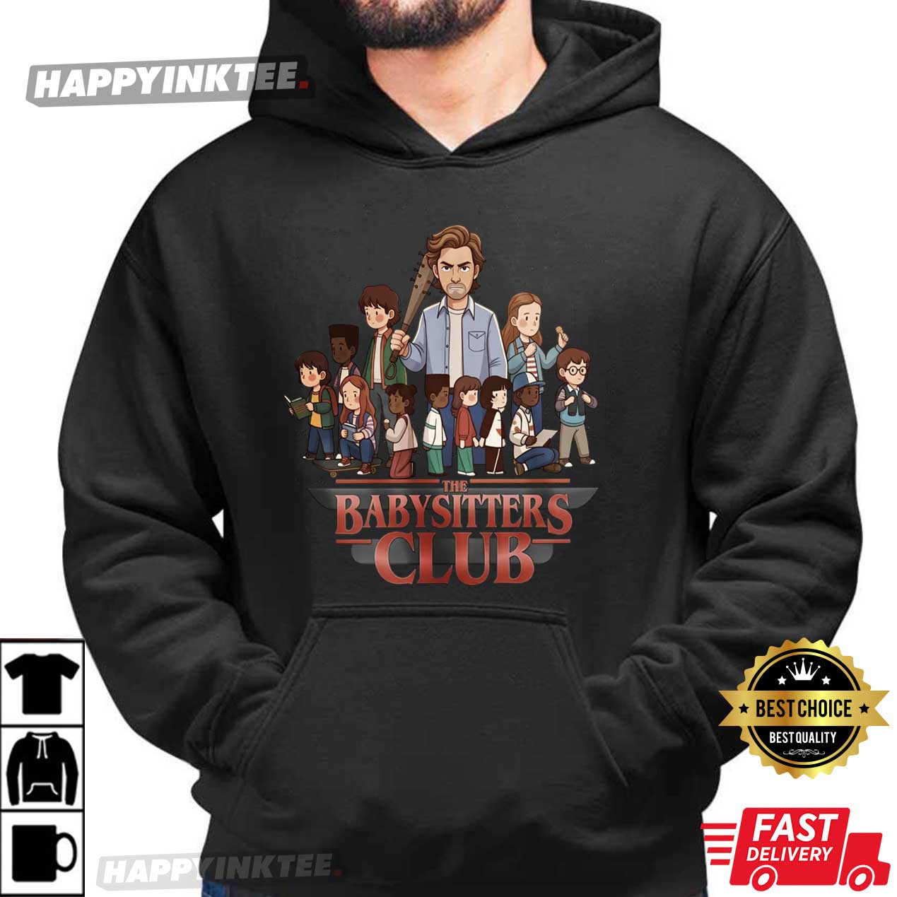 Stranger Things The Baby Sitters Club Steve Harrington Fan Gift T-Shirt Stranger Things The Baby Sitters Club Steve Harrington Fan Gift T-Shirt