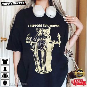 Hecate I Support Evil Women Feminist Gift T Shirt (1)
