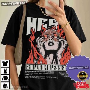 Nesta Archeron Valkyrie Sarah J Maas Acotar Gifts Velaris Bookish T Shirt (4)