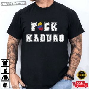 Fuck Maduro Venezuela Maga Trump 2026 Politics T Shirt (1)
