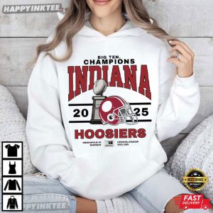 Indiana Hoosiers Big Ten Champions IU College Football Gift T Shirt (4)