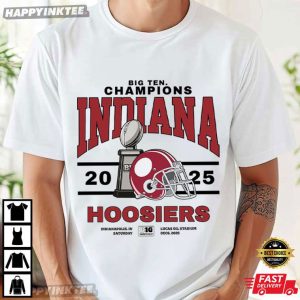 Indiana Hoosiers Big Ten Champions IU College Football Gift T Shirt (1)