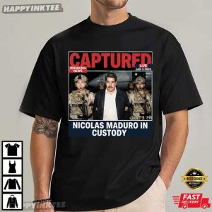 Captured Nicolas Maduro In Custody Venezuela Libre 2026 Political T-Shirt