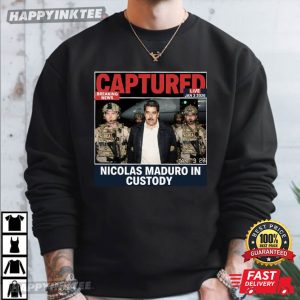 Captured Nicolas Maduro In Custody Venezuela Libre 2026 Political T Shirt (3)