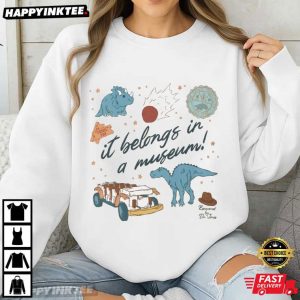 Belongs In A Museum Dinosaurs Lover T Shirt (3)