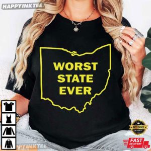 Ohio Sucks Worst State Ever Sports T Shirt (2)