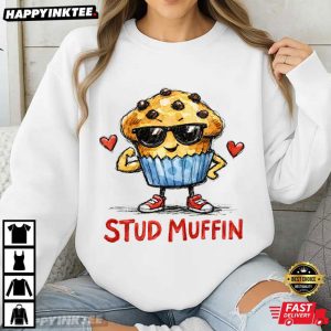 Boys Stud Muffin Chocolate Chip Valentine's Day T Shirt (4)