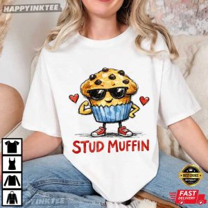 Boys Stud Muffin Chocolate Chip Valentine's Day T Shirt (1)
