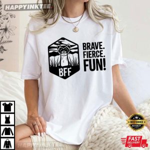Girl Scout BFF Brave Fierce Fun T Shirt (1)