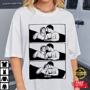 Heated Rivalry Shane and Ilya Stay Romance T Shirt (1)