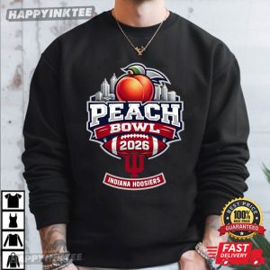 Indiana Hoosiers Peach Bowl Game 2026 Football T Shirt (4)