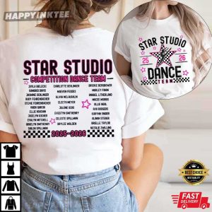Dance Star Studio Competition Dance Team 2025–2026 Season T-Shirt