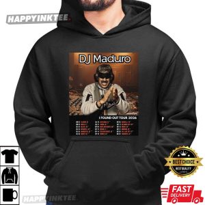 DJ Maduro I Found Out Tour 2026 Venezuela T Shirt (4)