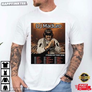 DJ Maduro I Found Out Tour 2026 Venezuela T-Shirt