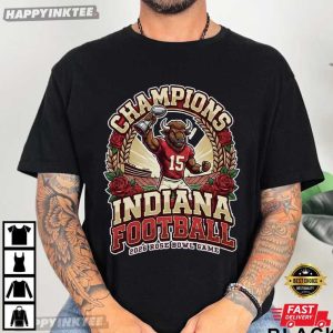 Champions Indiana Football 2026 Rose Bowl Game Hoosiers T Shirt (4)
