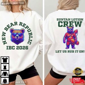 New Bear Republic IBC 2026 Suntan Lotion Crew T Shirt (4)