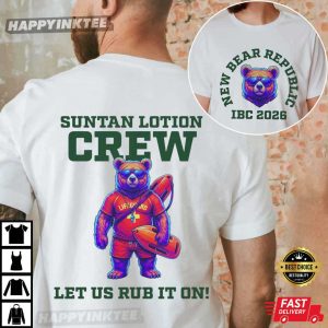 New Bear Republic IBC 2026 Suntan Lotion Crew T-Shirt