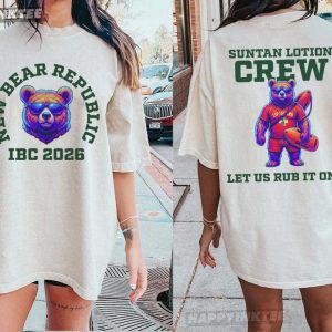 New Bear Republic IBC 2026 Suntan Lotion Crew T Shirt (3)