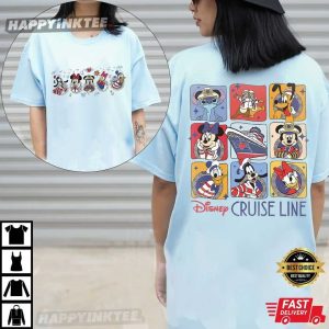Disney Cruise Line Mickey And Friends Summer Vacation T Shirt (1)