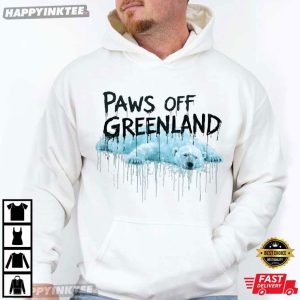 Paws Off Greenland Polar Bear Greenland Pride Support T Shirt (4)