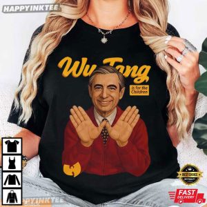 Mr Rogers Wu Tang Is For The Children Funny Retro T Shirt (2)