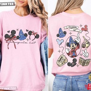 Mickey Some Imagination Huh Coquette Bow Disney Gift T Shirt (4)