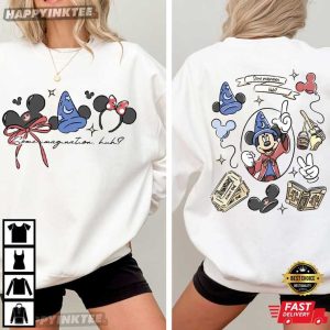 Mickey Some Imagination Huh Coquette Bow Disney Gift T Shirt (2)