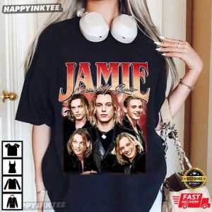 Jamie Campbell Bower Vintage 90s Bootleg Graphic T-Shirt