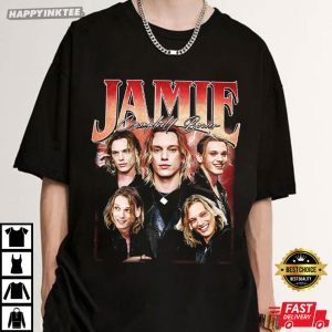 Jamie Campbell Bower Vintage 90s Bootleg Graphic T Shirt (2)