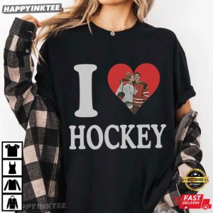 Ilya Shane I Heart Hockey Heated Rivalry Gay Hockey Romance T Shirt (1)