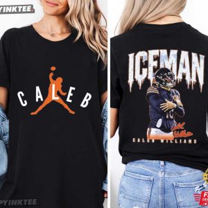 Caleb Williams Iceman Cool Celebration Touchdown Football Fan T Shirt (3)