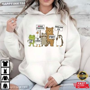 Defund ICE Animals Protest Ice Out Of LA Abolish Ice FDT T Shirt (4)