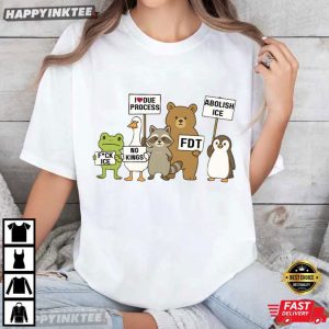 Defund ICE Animals Protest Ice Out Of LA Abolish Ice FDT T Shirt (1)